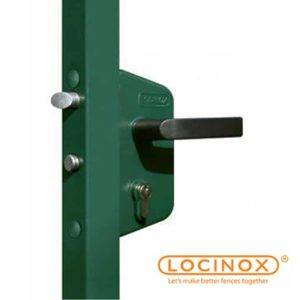 Tiibvärava, jalgvärava lukk Locinox, Roheline