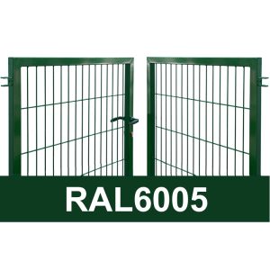 3D Tiibväravaraam, 4000x1500mm, RAL6005