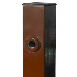 3D Tiibvärava post, 80x80mm, RAL8017